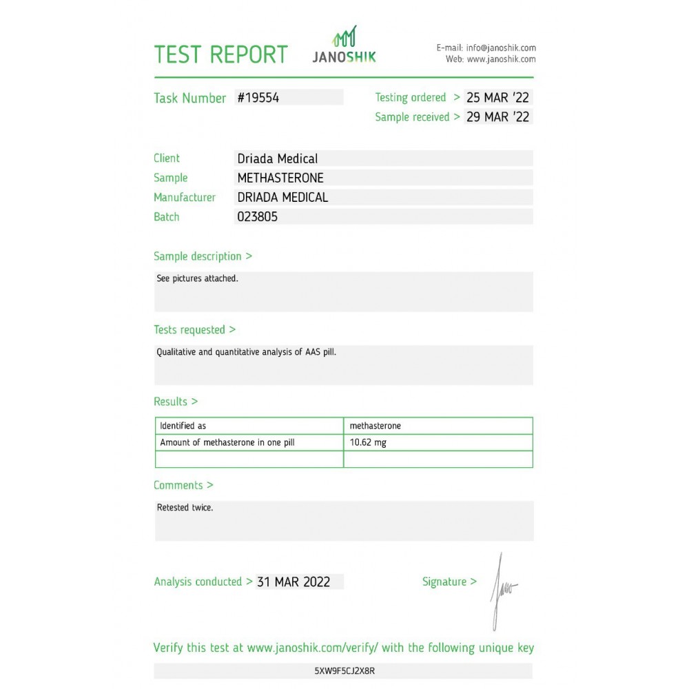Superdrolyn 10 mg (Methasterone)